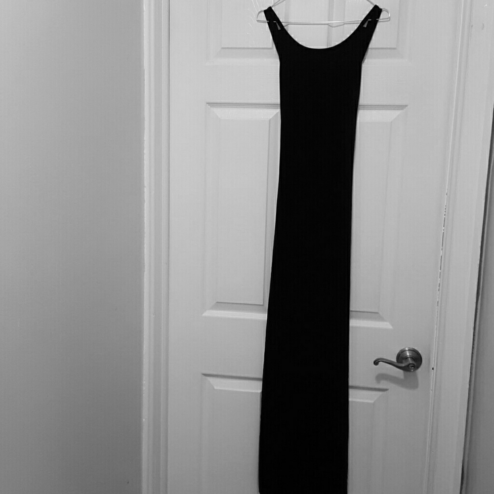 Long black dress